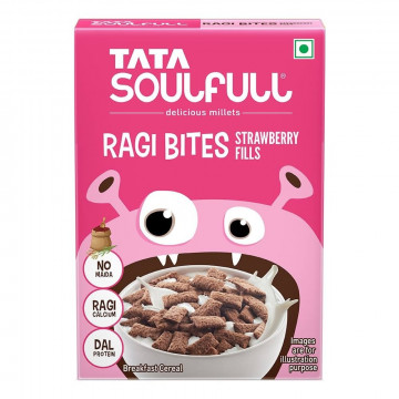 Soulfull Ragi Bites Strawberry Fills 250Gm